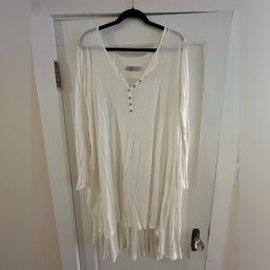 Free People cream tunic